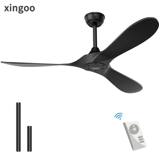 Intelligent LED Ceiling Fan for Home Decoration Pendant Light, Equipped with Reversible Motor, Suitable for Summer and Winter